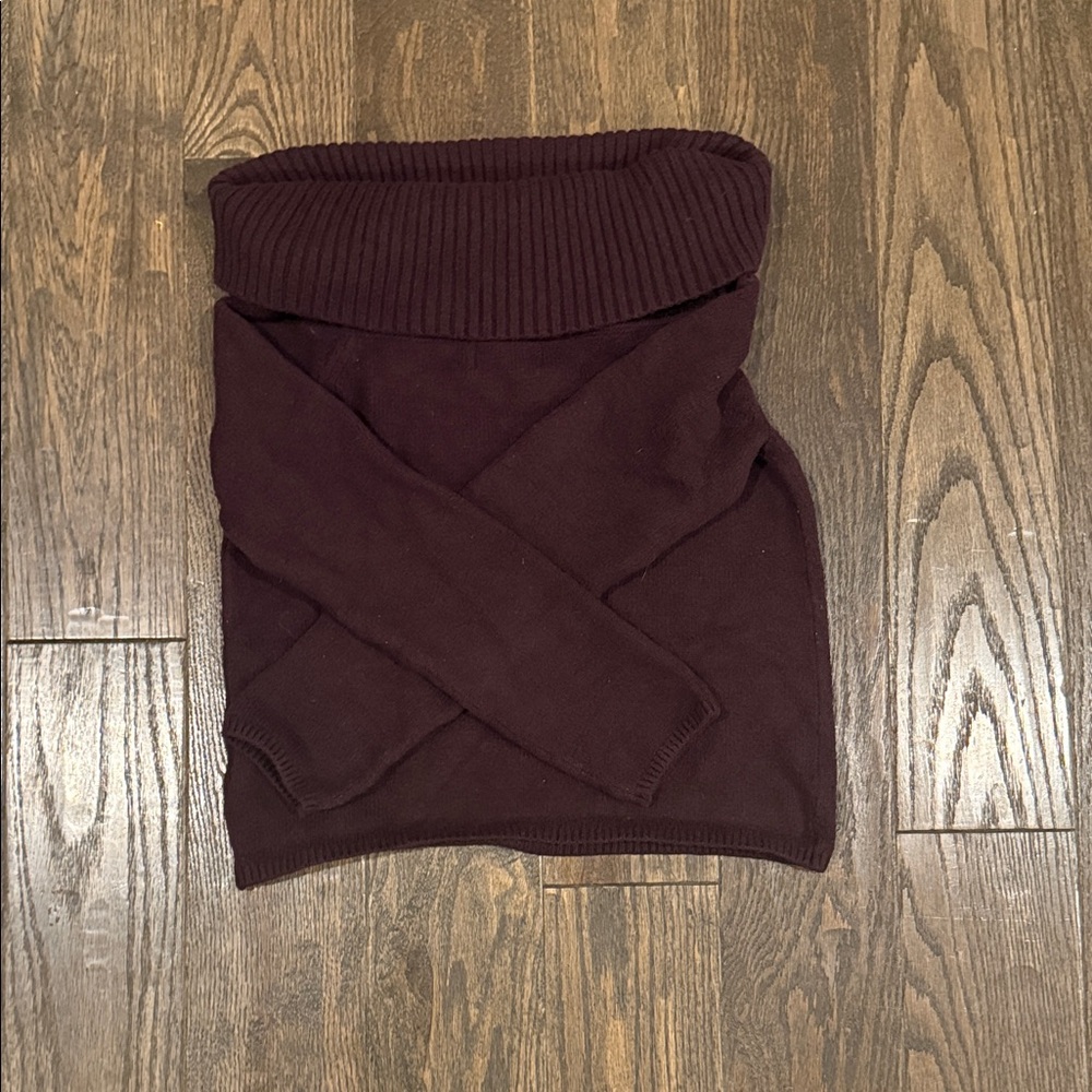 Old Navy Deep Red Knit Sweater